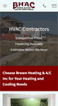 Mobile Screenshot of brownhvac.com